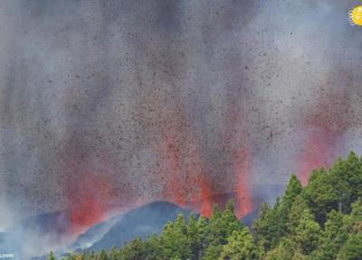 فوران مهیب آتشفشان در جزایر قناری