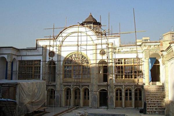 بازسازی ویلا: بازسازی زیبای خانه تاریخی ناصر الدین میرزا در محدوده ارگ سلطنتی تهران