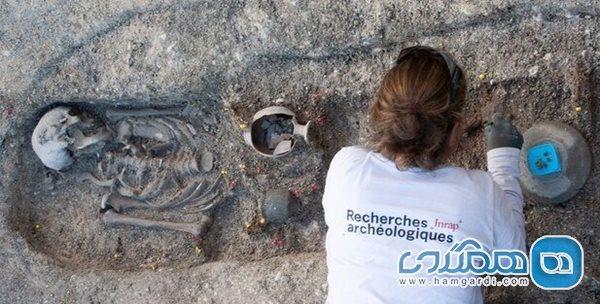 کشف تابوت 1800 ساله یک زن در فرانسه