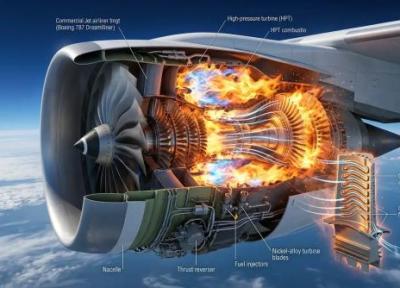 دانستنی های شگفت انگیز درباره فناوری ضد ذوب موتورهای جت