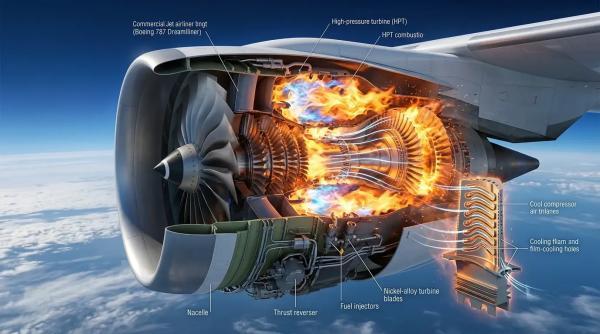 دانستنی های شگفت انگیز درباره فناوری ضد ذوب موتورهای جت